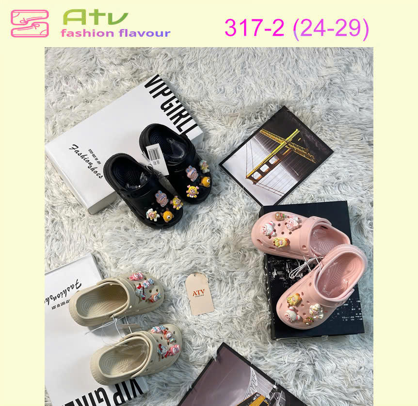 317-2- Dép sục thời trang dành cho trẻ em (size 24-29)