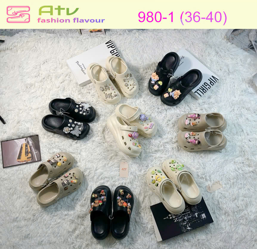 980-1 - Dép sục siêu nhẹ thời trang dành cho nam nữ (size 35-40)