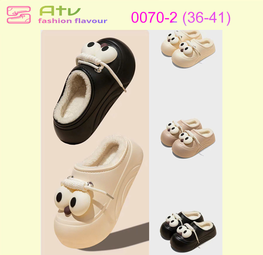 0070-2 - Dép sục lót lông thời trang dành cho nam nữ (size 36-41)