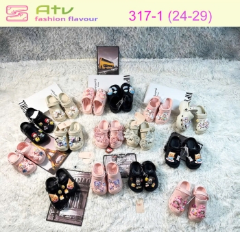 317-1 - Dép sục siêu nhẹ thời trang dành cho trẻ em (size 24-29)