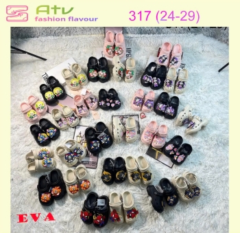 317 - Dép sục siêu nhẹ thời trang dành cho trẻ em (size 24-29)