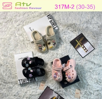 317M-2 - dép sục siêu nhẹ thời trang dành cho trẻ em (size 30-35)