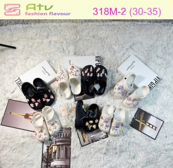 318M-2 - Dép sục siêu nhẹ thời trang dành cho trẻ em (size 30-35)