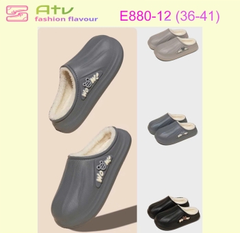 E880-12 - Dép sục lót lông thời trang dành cho nam nữ (size 40-45)
