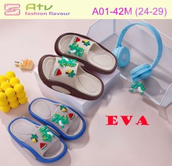 A01-42M - Dép lê siêu nhẹ thời trang dành cho trẻ em (size 24-29)